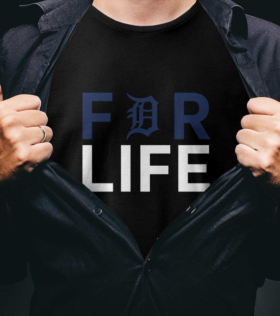 Detroit Tigers Fans Fdr Life T-Shirt