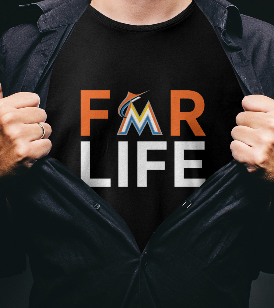 For Life Miami Marlins Fan Pride T-Shirt