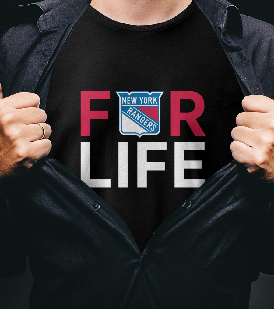 New York Rangers For Life Fans Loyalty T-Shirt