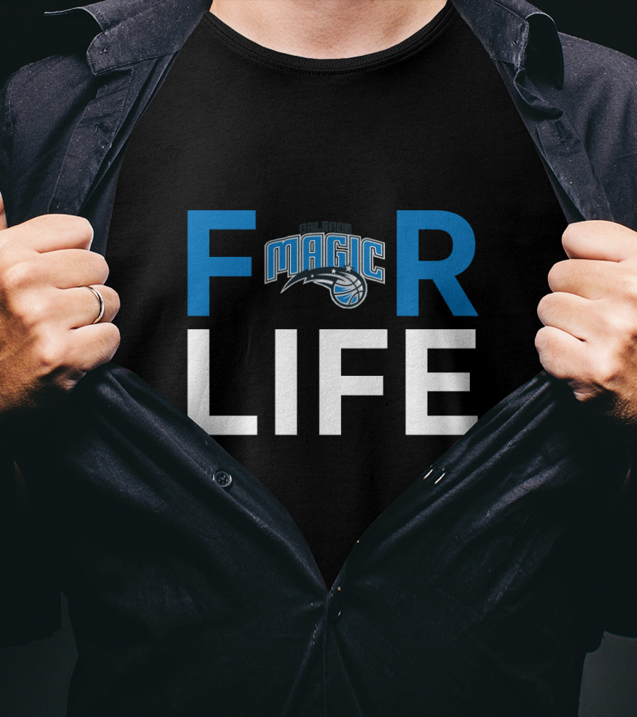 For Life Orlando Magic Basketball Fans T-Shirt