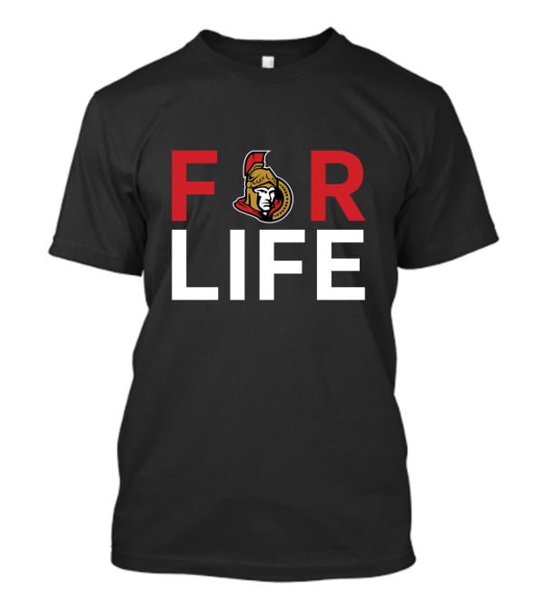 Ottawa Senators For Life Fan Spirit T-Shirt