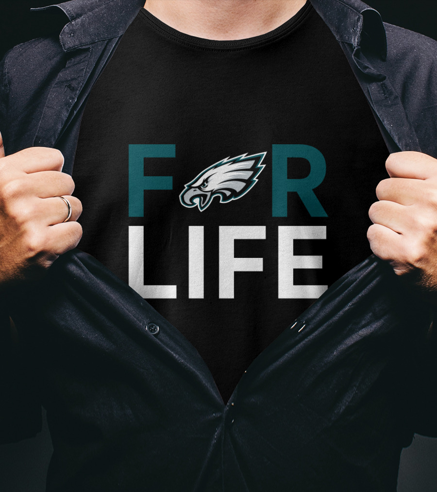 Philadelphia Eagles For Life Fan Pride T-Shirt
