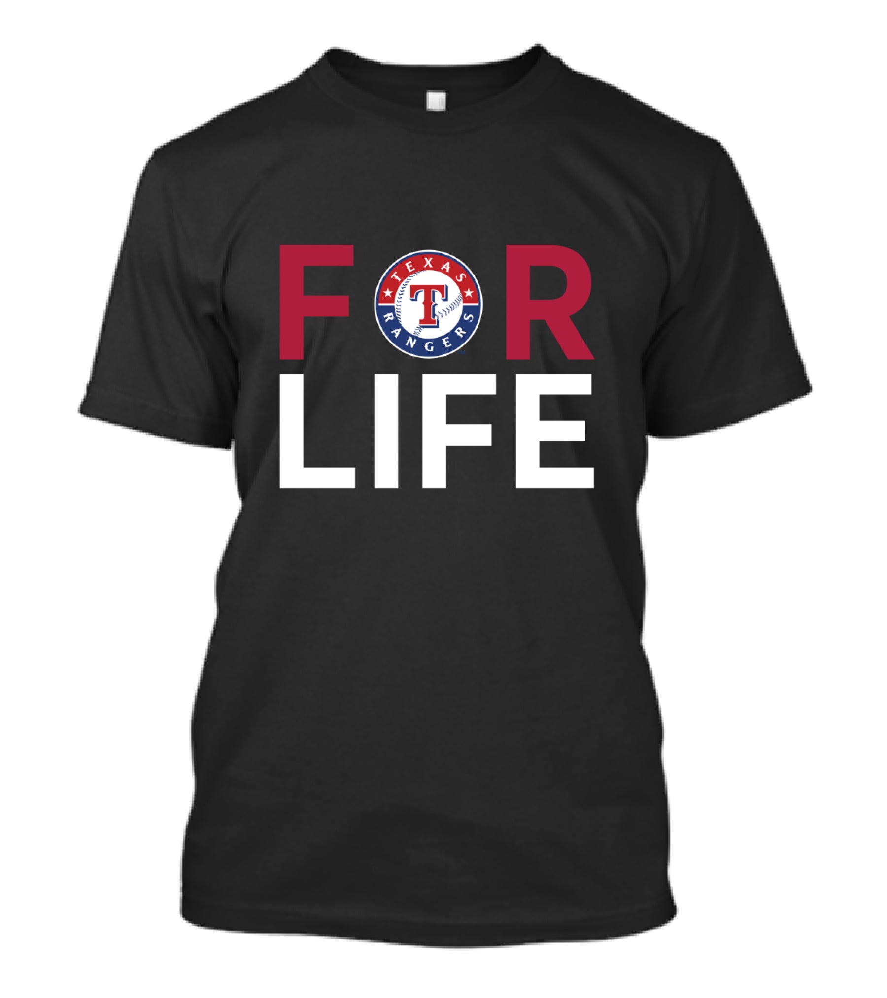 Texas Rangers For Life Fan Gear T-Shirt