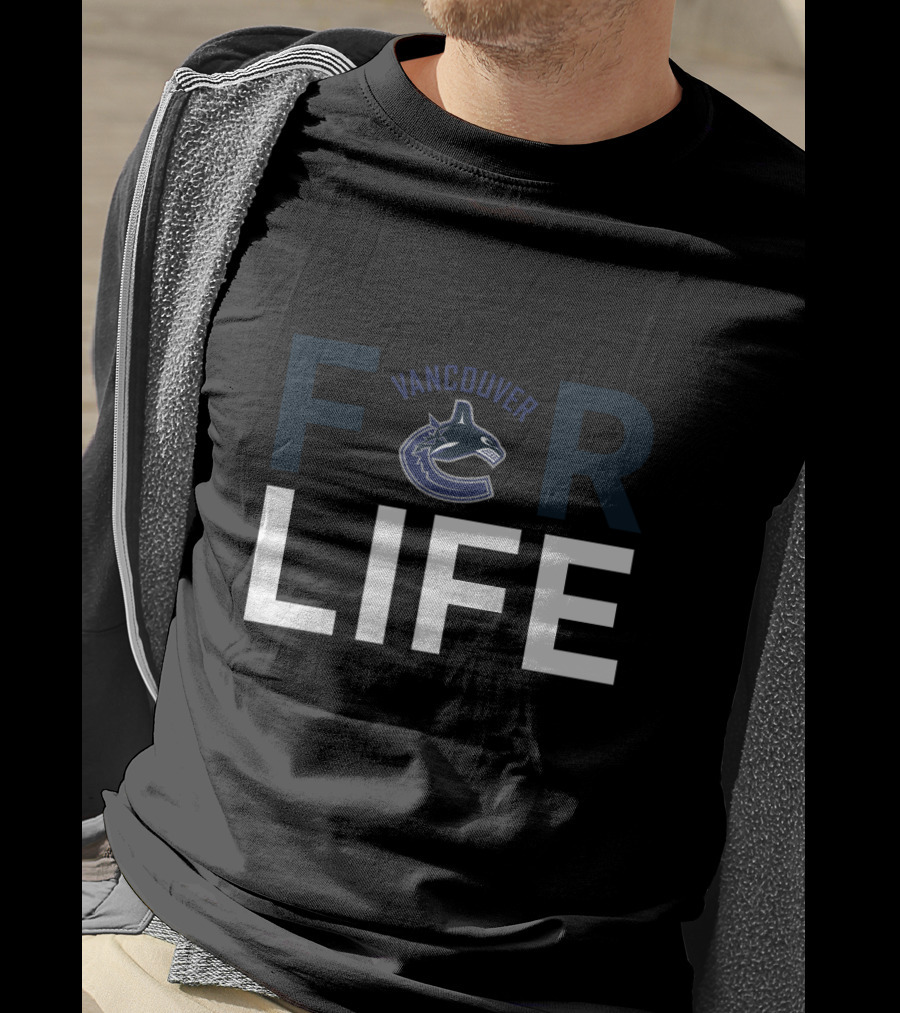 Vancouver Canucks For Life Fan Spirit T-Shirt