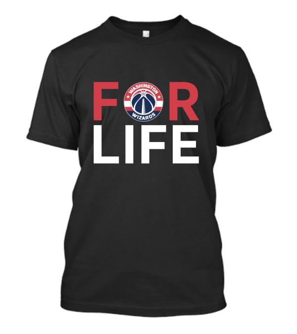 Washington Wizards For Life Fan Loyalty T-Shirt