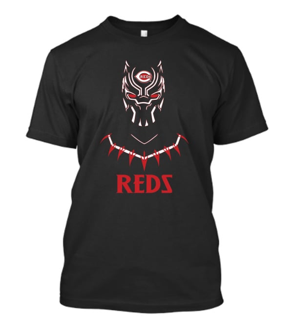REDS Black Panther Cincinnati Fans Iconic Fusion T-Shirt