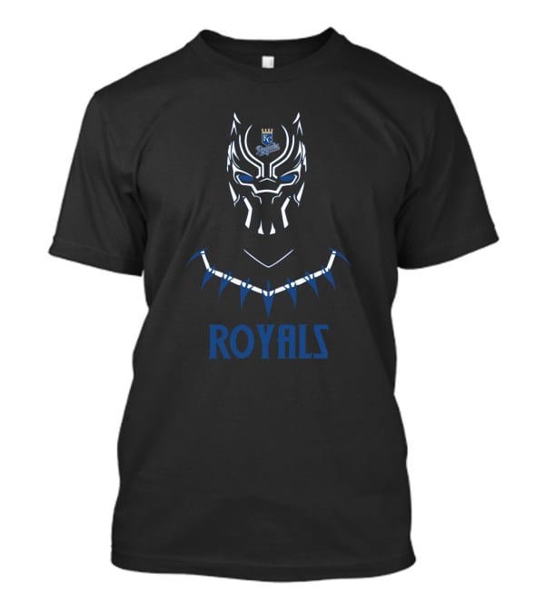 Kansas City Royals Black Panther Fans United T-Shirt