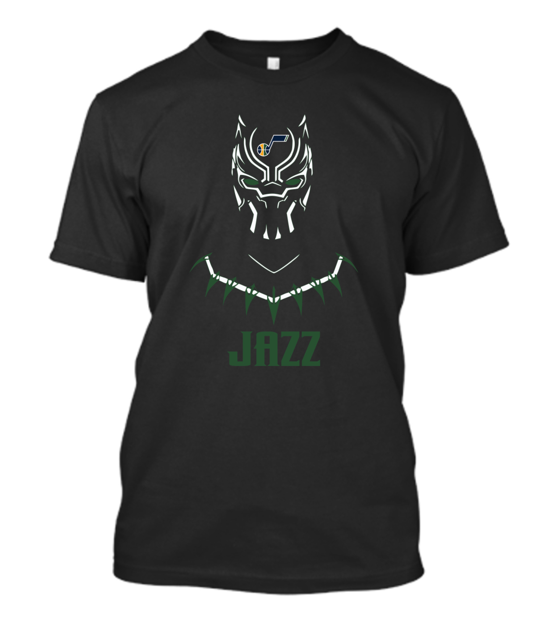 Black Panther Utah Jazz Fusion T-Shirt