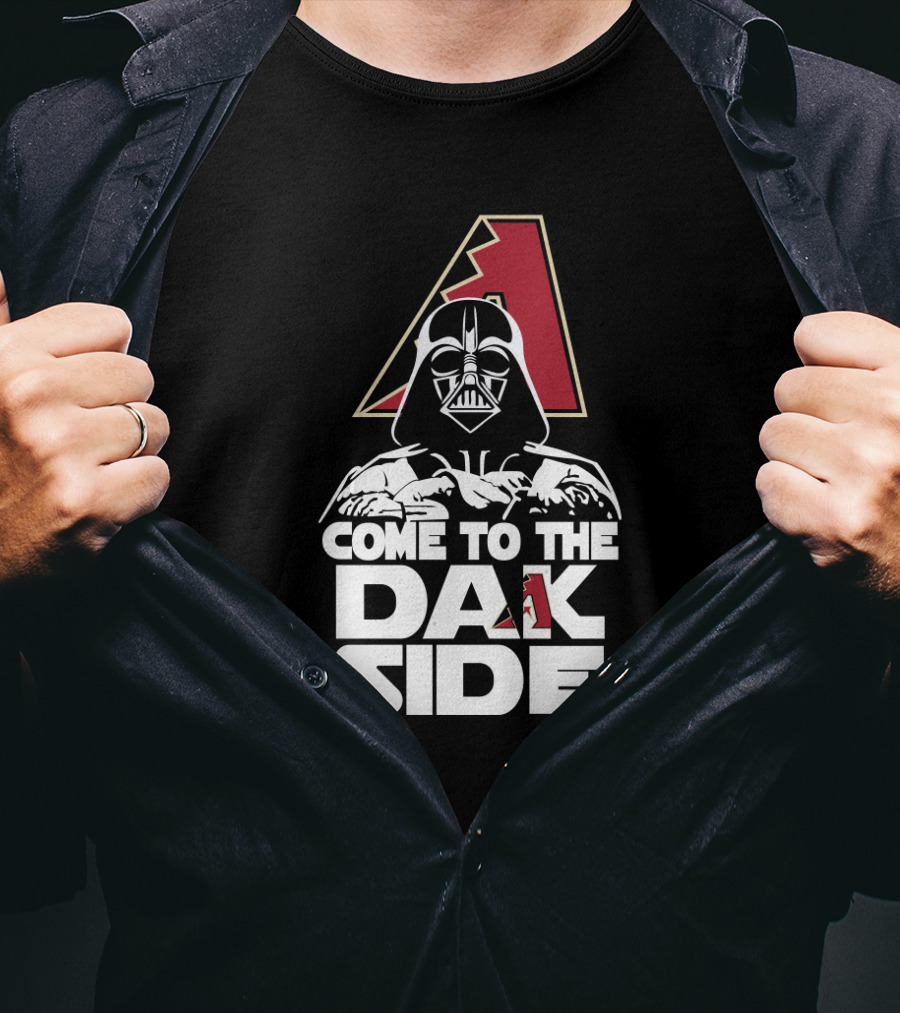 Come To The Dark Side Darth Vader Arizona Diamondbacks Fans T-Shirt