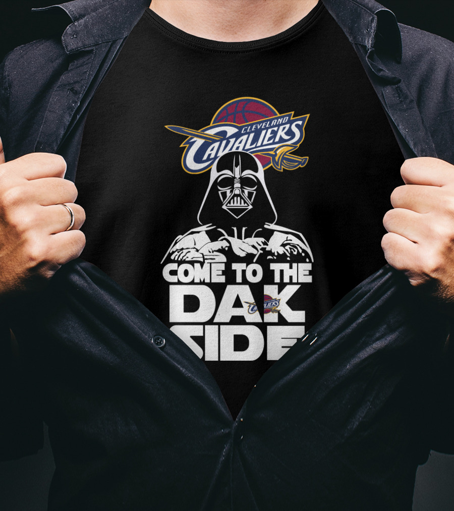 Cleveland Cavaliers Basketball Darth Vader Come To The Dark Side T-Shirt