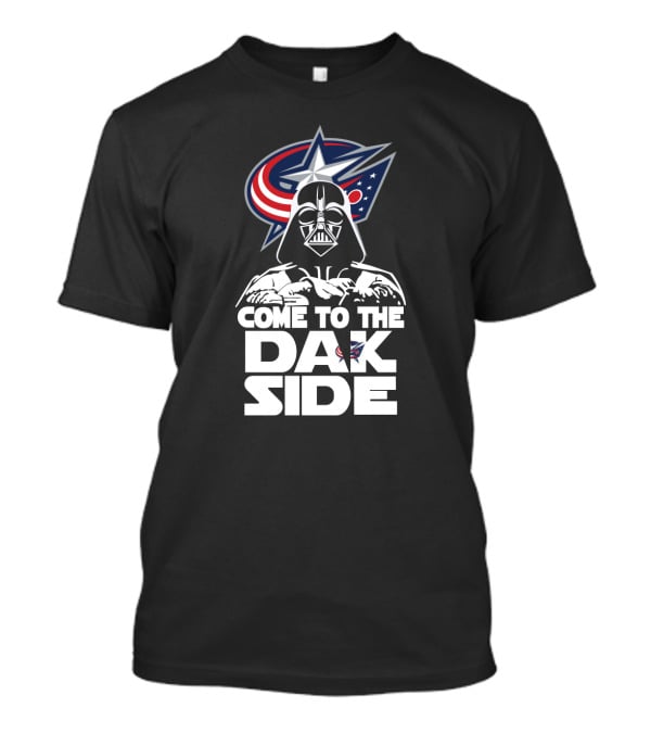 Come To The Dark Side Darth Vader Columbus Blue Jackets Fans T-Shirt