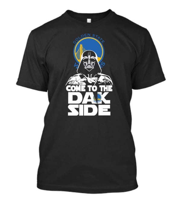 Golden State Warriors Darth Vader Come To The Dark Side T-Shirt
