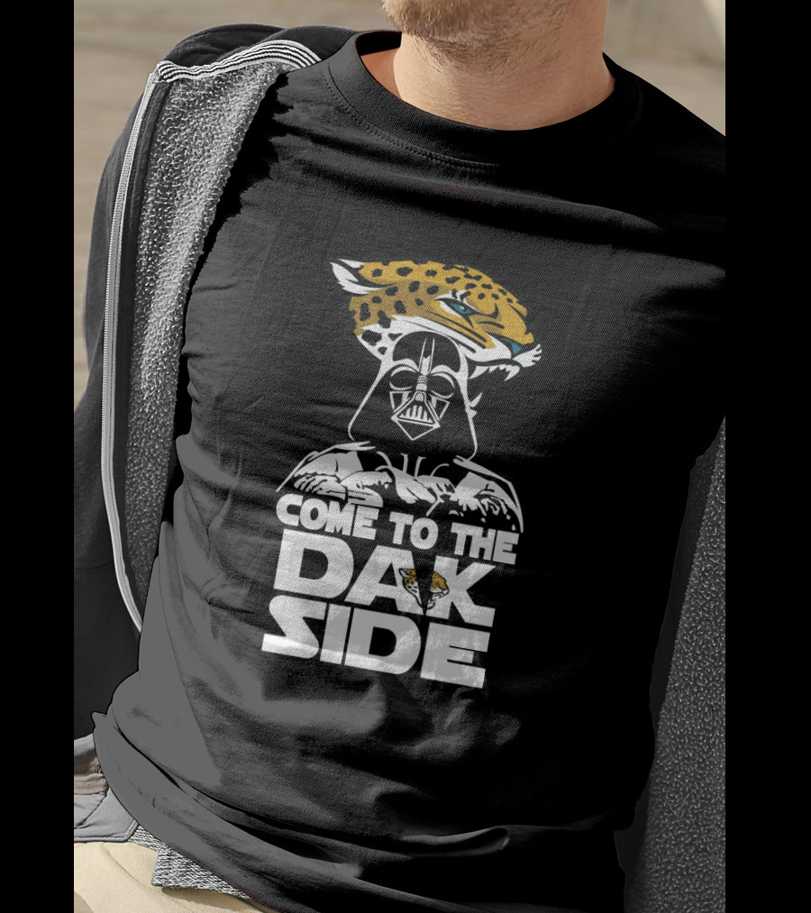 Come To The Dark Side Darth Vader Jacksonville Jaguars Fans T-Shirt