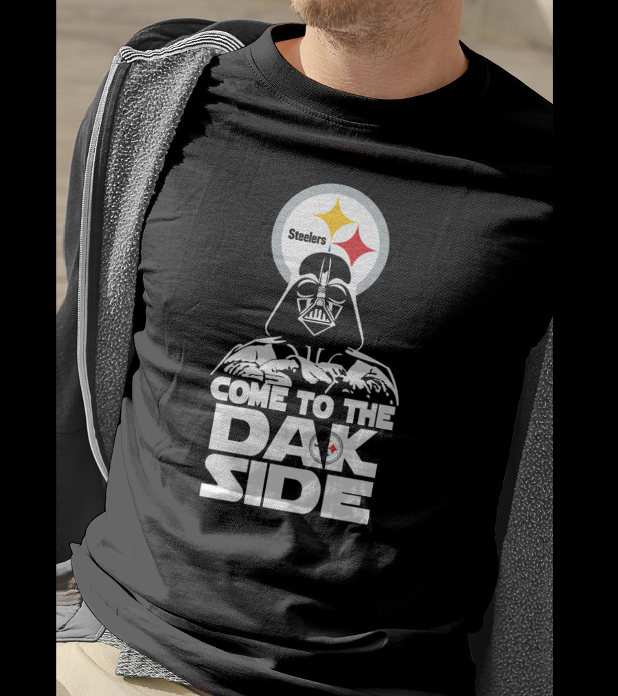 Darth Vader Come To The Dark Side Steelers Fans T-Shirt