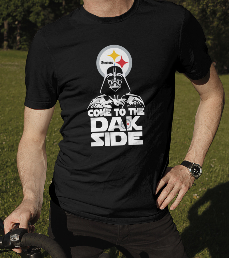 Darth Vader Come To The Dark Side Steelers Fans T-Shirt