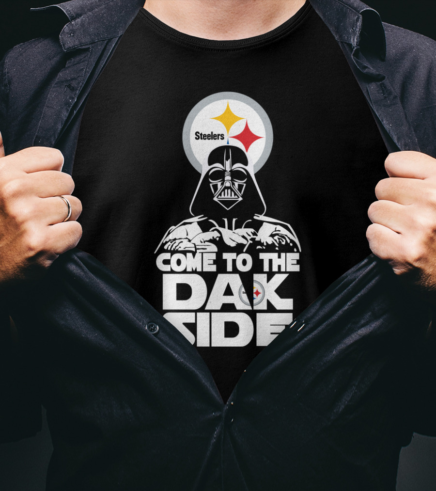Darth Vader Come To The Dark Side Steelers Fans T-Shirt