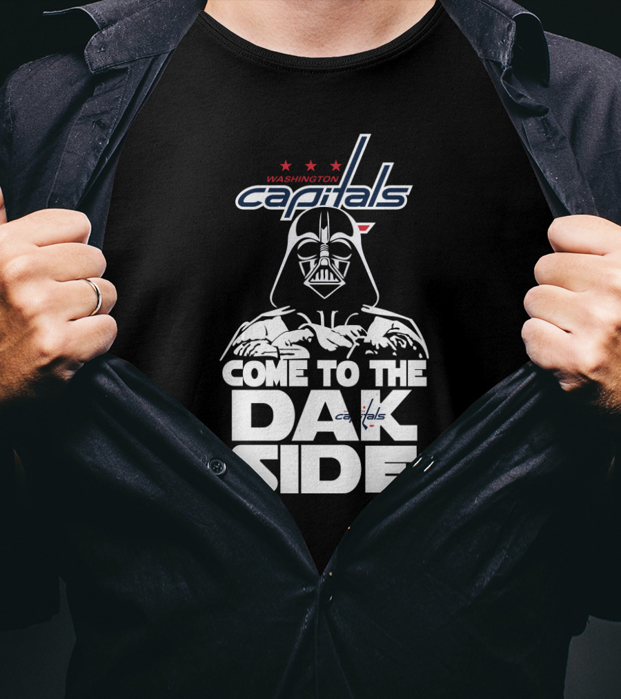 Washington Capitals Fans Come To The Dark Side Darth Vader T-Shirt