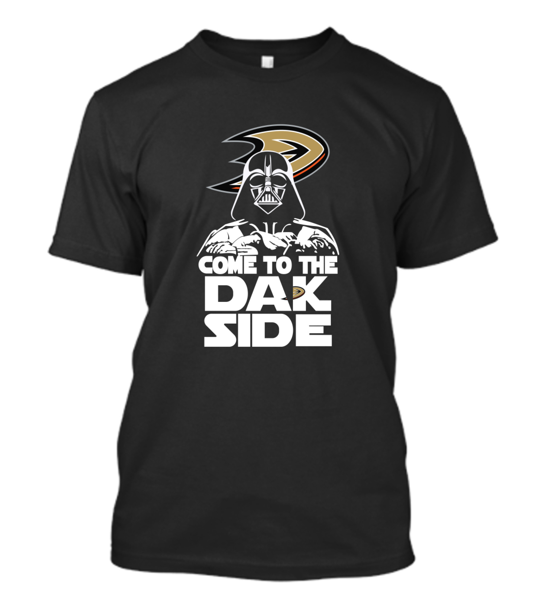 Darth Vader Come To The Dark Side Anaheim Ducks Fans T-Shirt