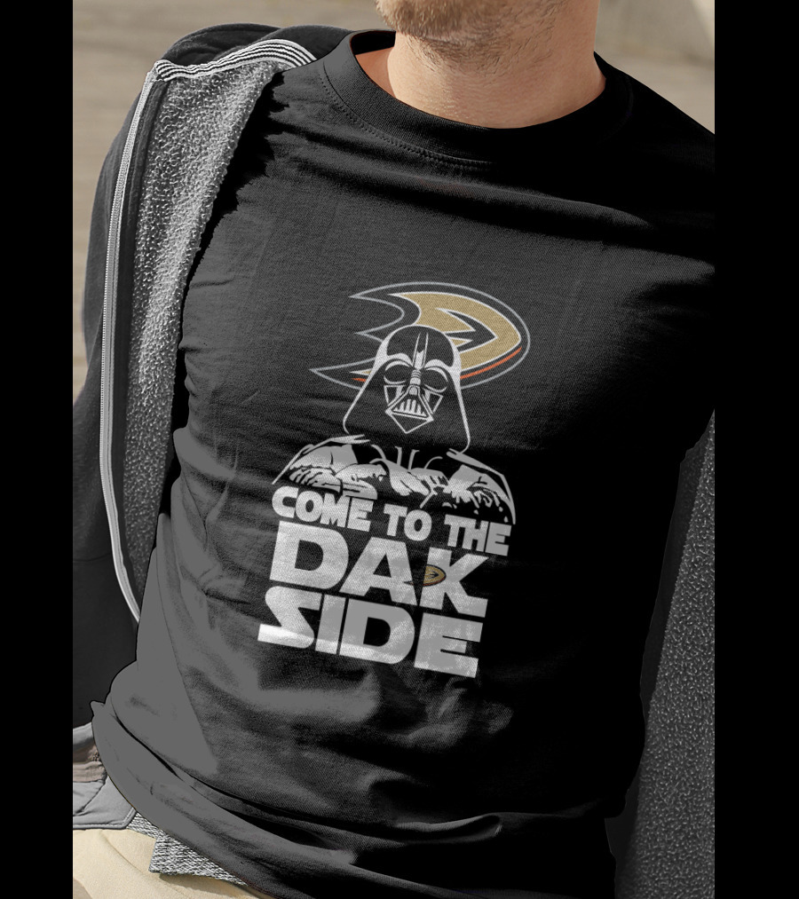 Darth Vader Come To The Dark Side Anaheim Ducks Fans T-Shirt