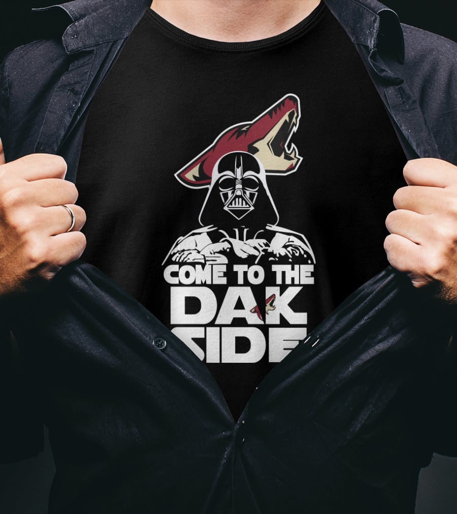 Darth Vader Come To The Dark Side Arizona Coyotes Fans T-Shirt