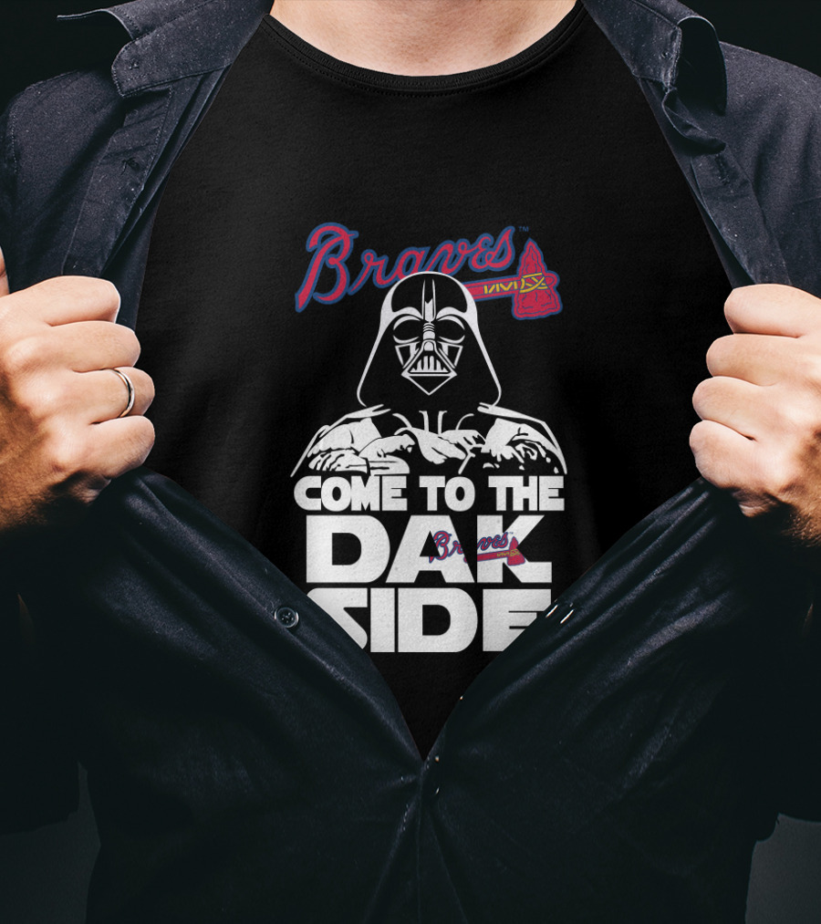 Braves Darth Vader Come To The Dark Side Fans T-Shirt