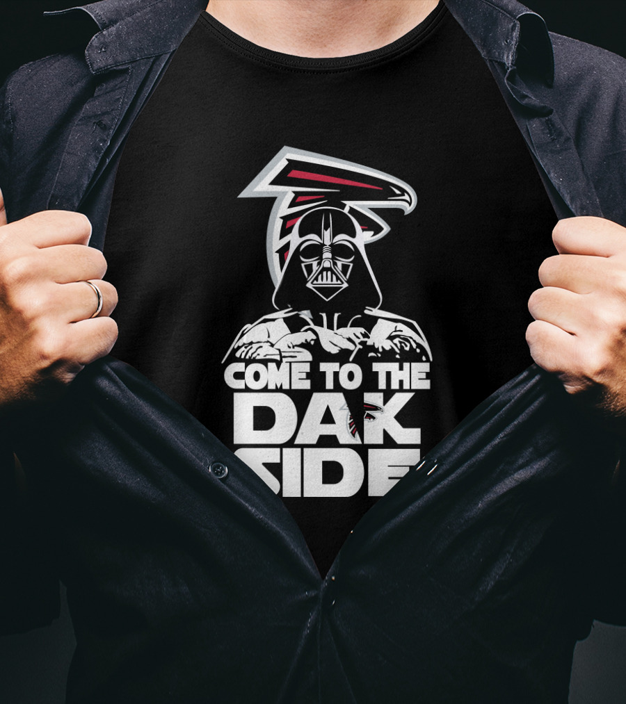 Come To The Dark Side Darth Vader Atlanta Falcons Fans T-Shirt