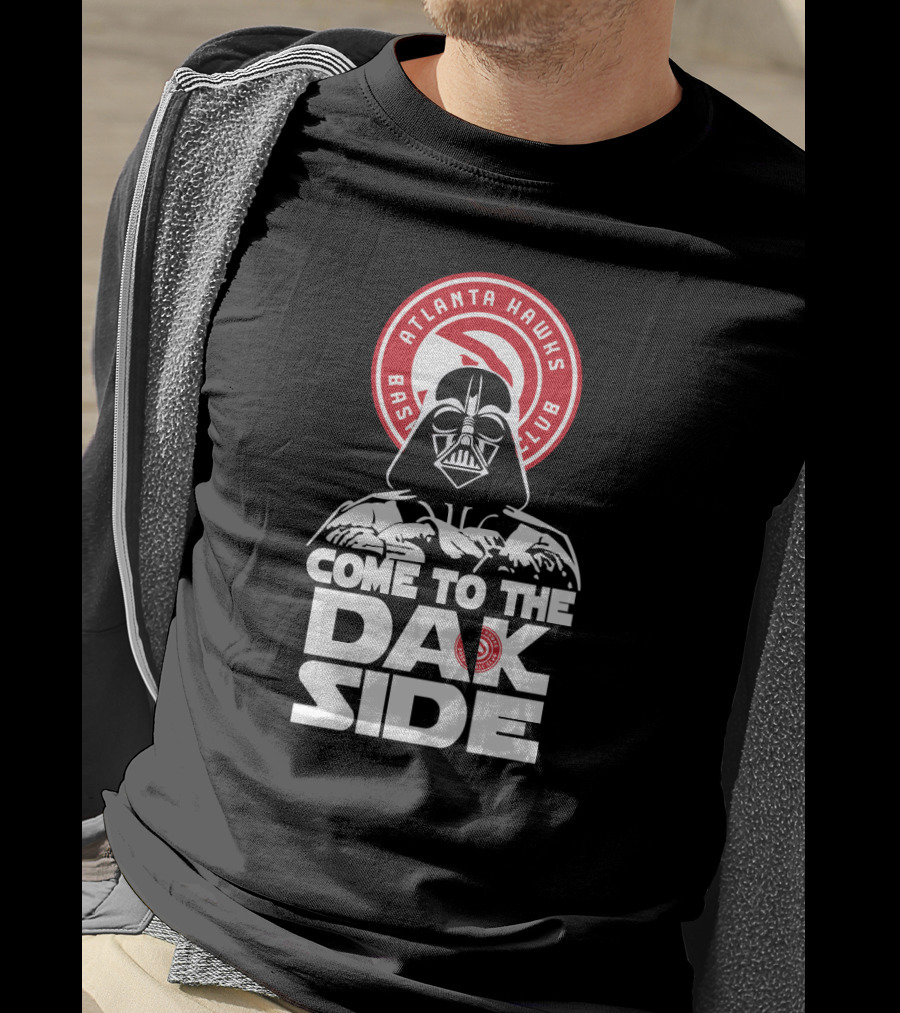 Darth Vader Come To The Dark Side Atlanta Hawks Fans T-Shirt
