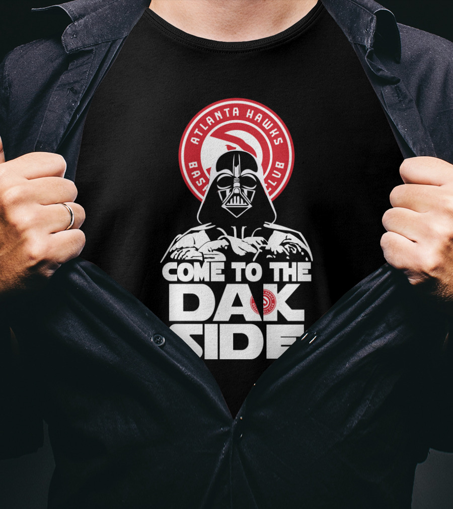 Darth Vader Come To The Dark Side Atlanta Hawks Fans T-Shirt