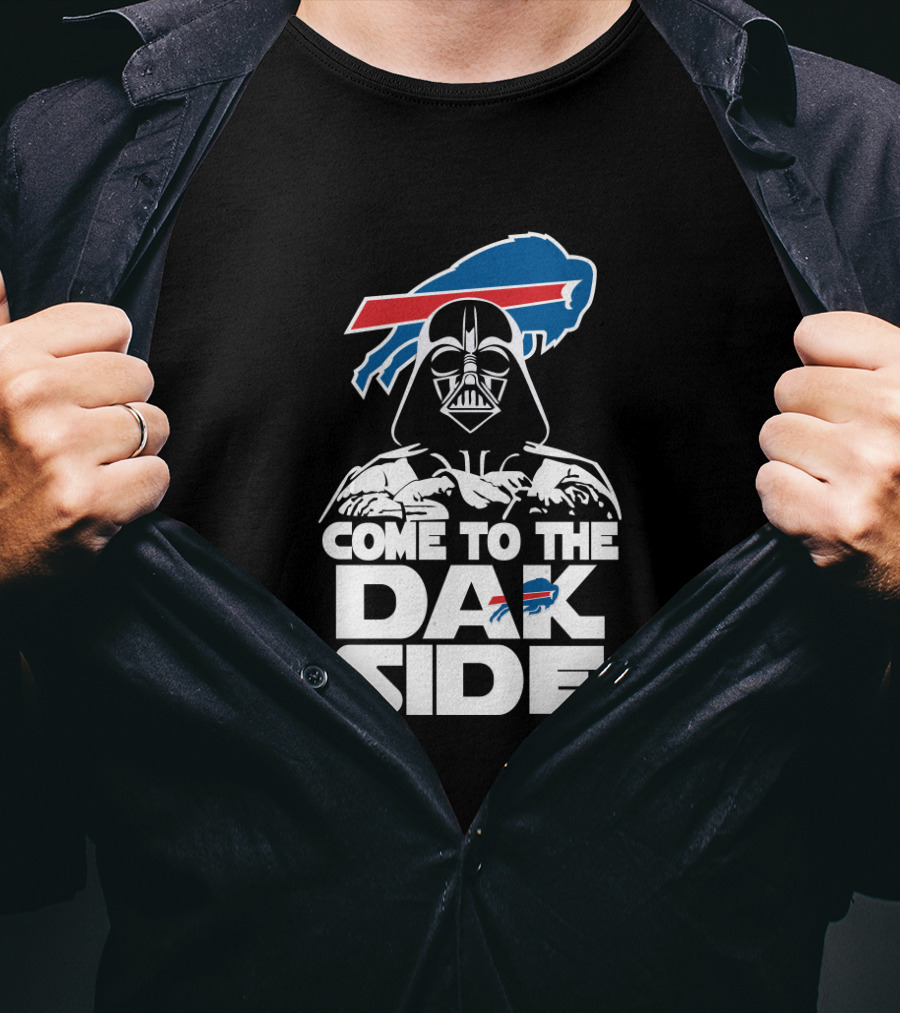 Come To The Dak Side Darth Vader Buffalo Bills Fans T-Shirt