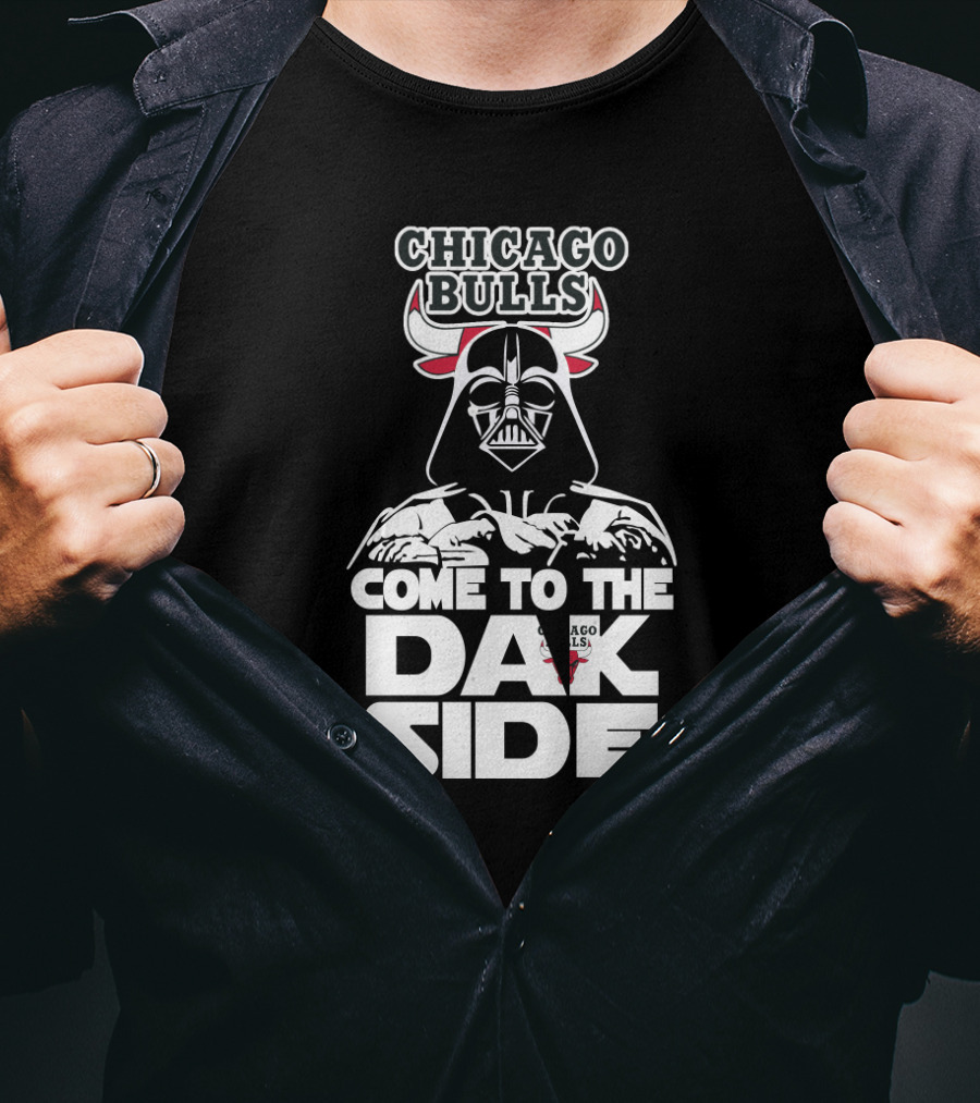Chicago Bulls Darth Vader Come To The Dark Side T-Shirt