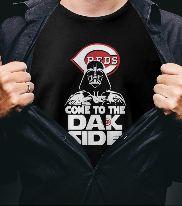 Cincinnati Reds Come To The Dark Side Darth Vader Fans T-Shirt