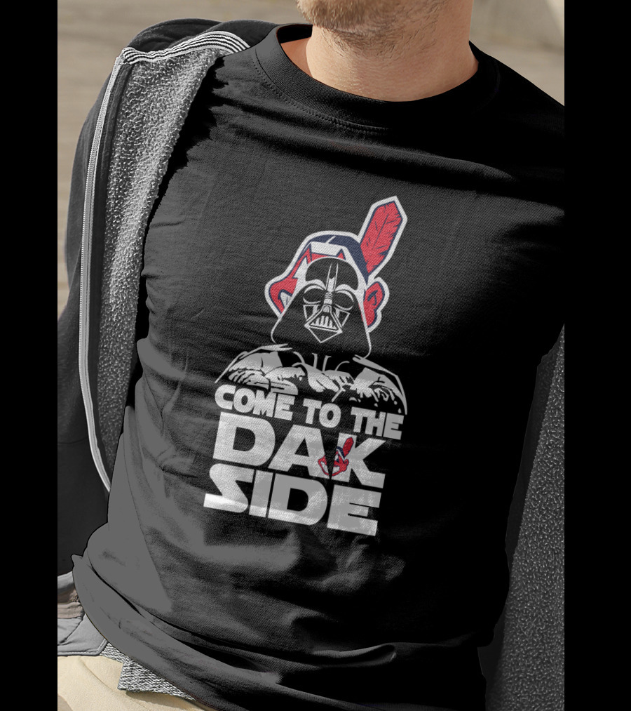 Come To The Dark Side Darth Vader Cleveland Indians Fans T-Shirt