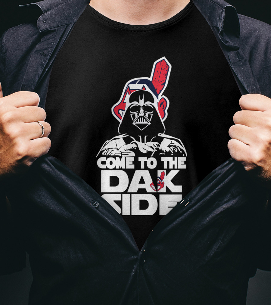 Come To The Dark Side Darth Vader Cleveland Indians Fans T-Shirt