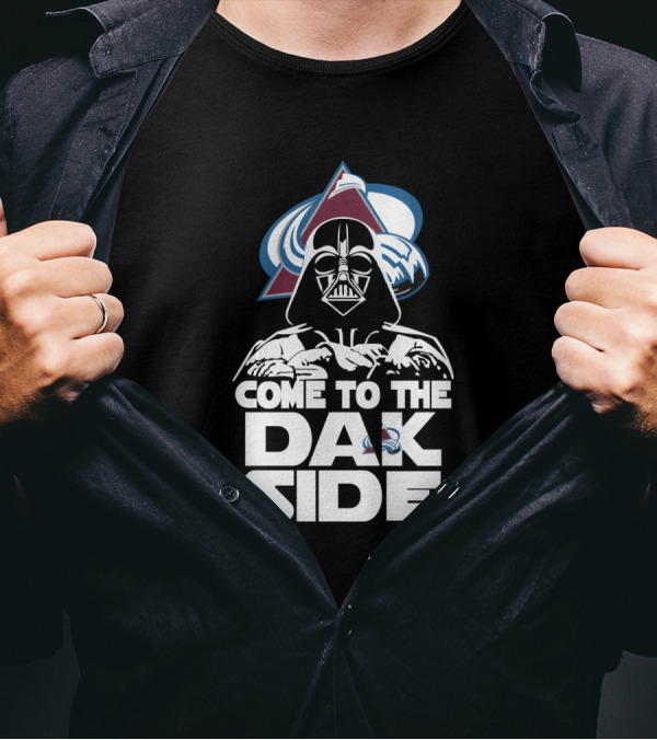 Come To The Dark Side Darth Vader Colorado Avalanche Fans T-Shirt