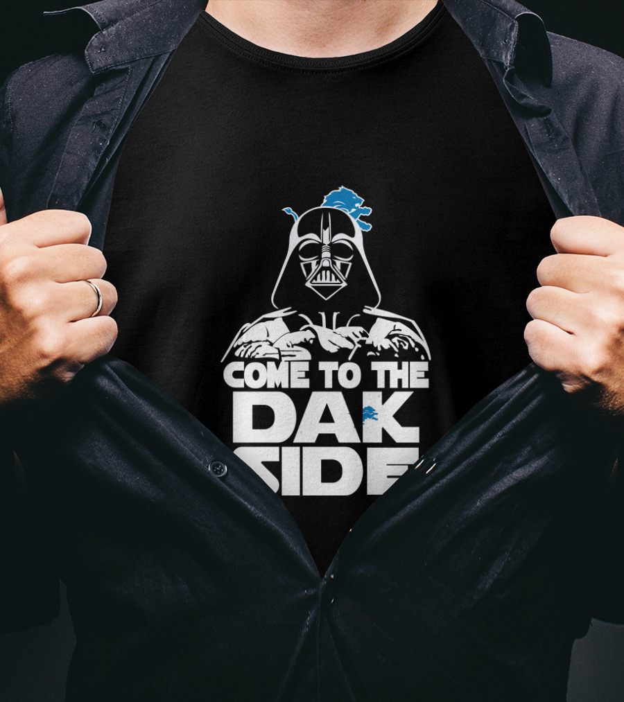 Come To The Dak Side Detroit Lions Fans T-Shirt