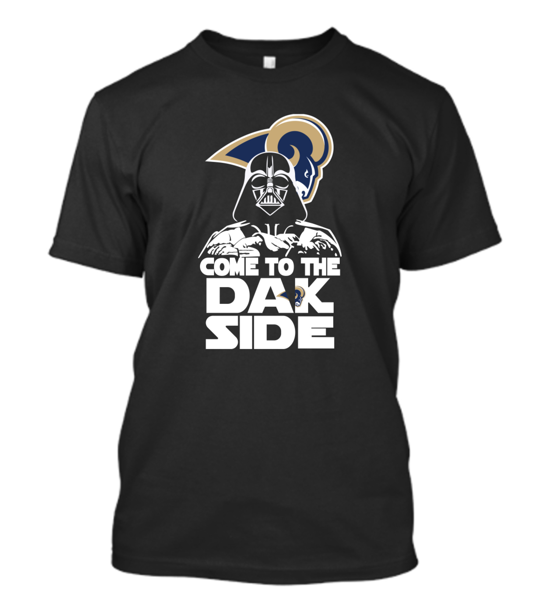 Darth Vader Come To The Dark Side Los Angeles Rams Fans T-Shirt