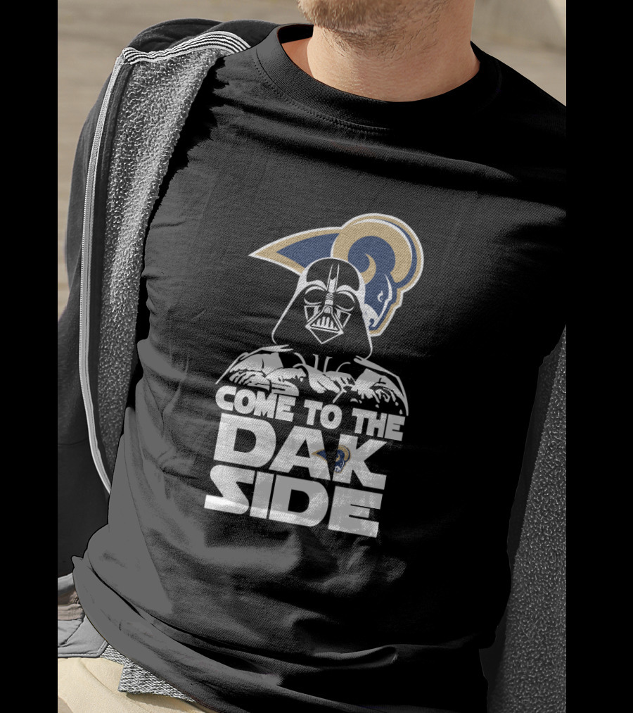 Darth Vader Come To The Dark Side Los Angeles Rams Fans T-Shirt