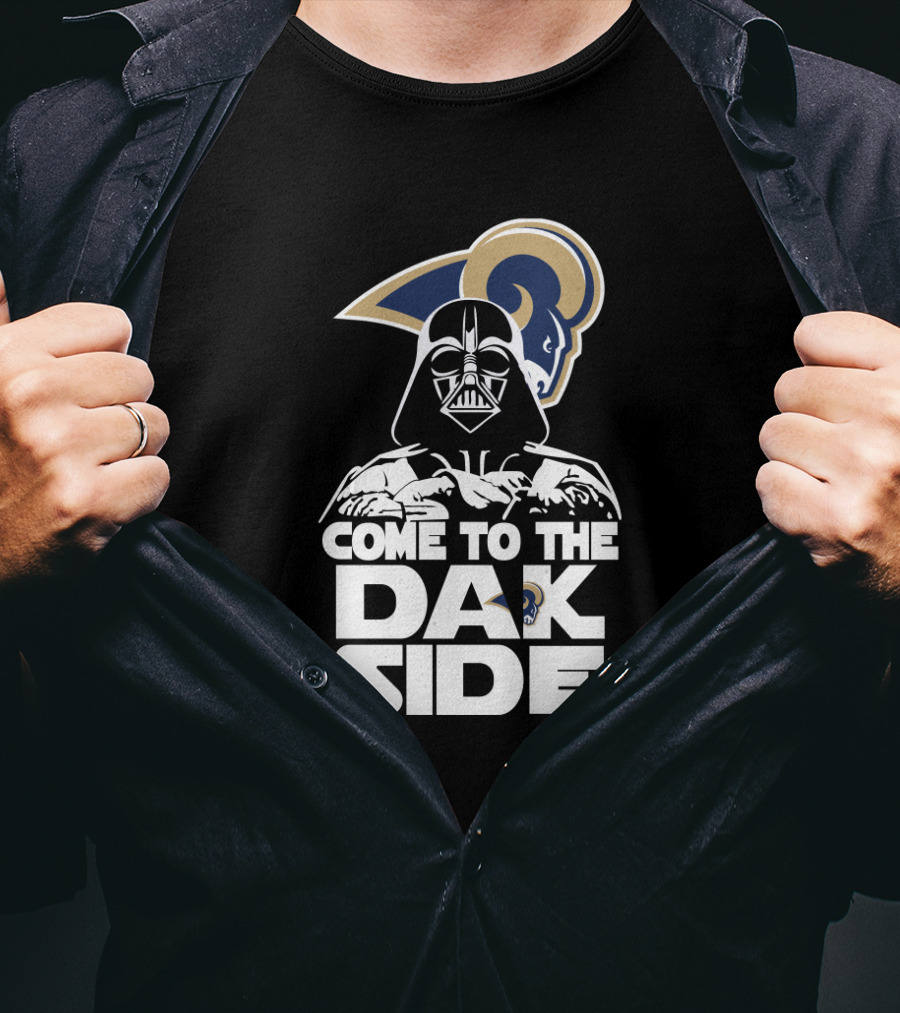 Darth Vader Come To The Dark Side Los Angeles Rams Fans T-Shirt