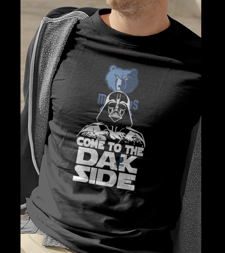 Come To The Dark Side Darth Vader Memphis Grizzlies T-Shirt