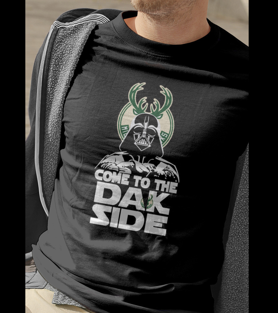 Come To The Dark Side Milwaukee Bucks Fans T-Shirt