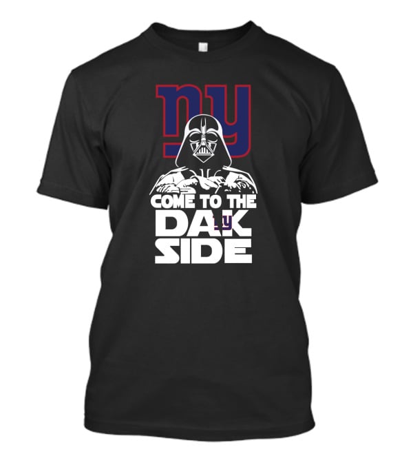 Darth Vader Come To The Dark Side Ny Giants Fans T-Shirt