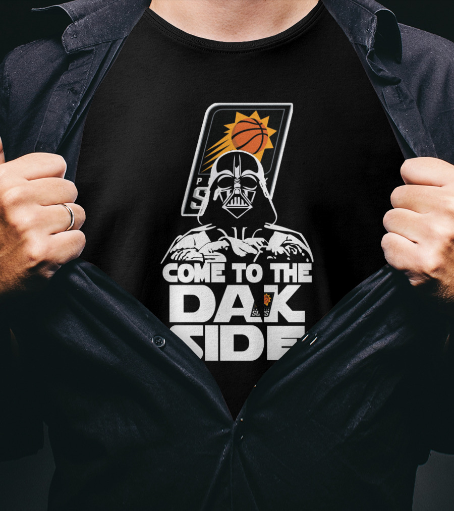 Darth Vader Come To The Dark Side Phoenix Suns Fans T-Shirt