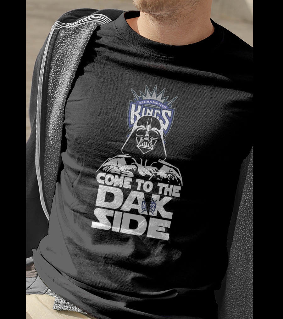 Sacramento Kings Darth Vader Come To The Dark Side T-Shirt