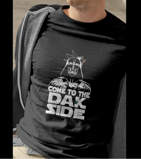 Come To The Dak Side Darth Vader San Jose Sharks Fans T-Shirt