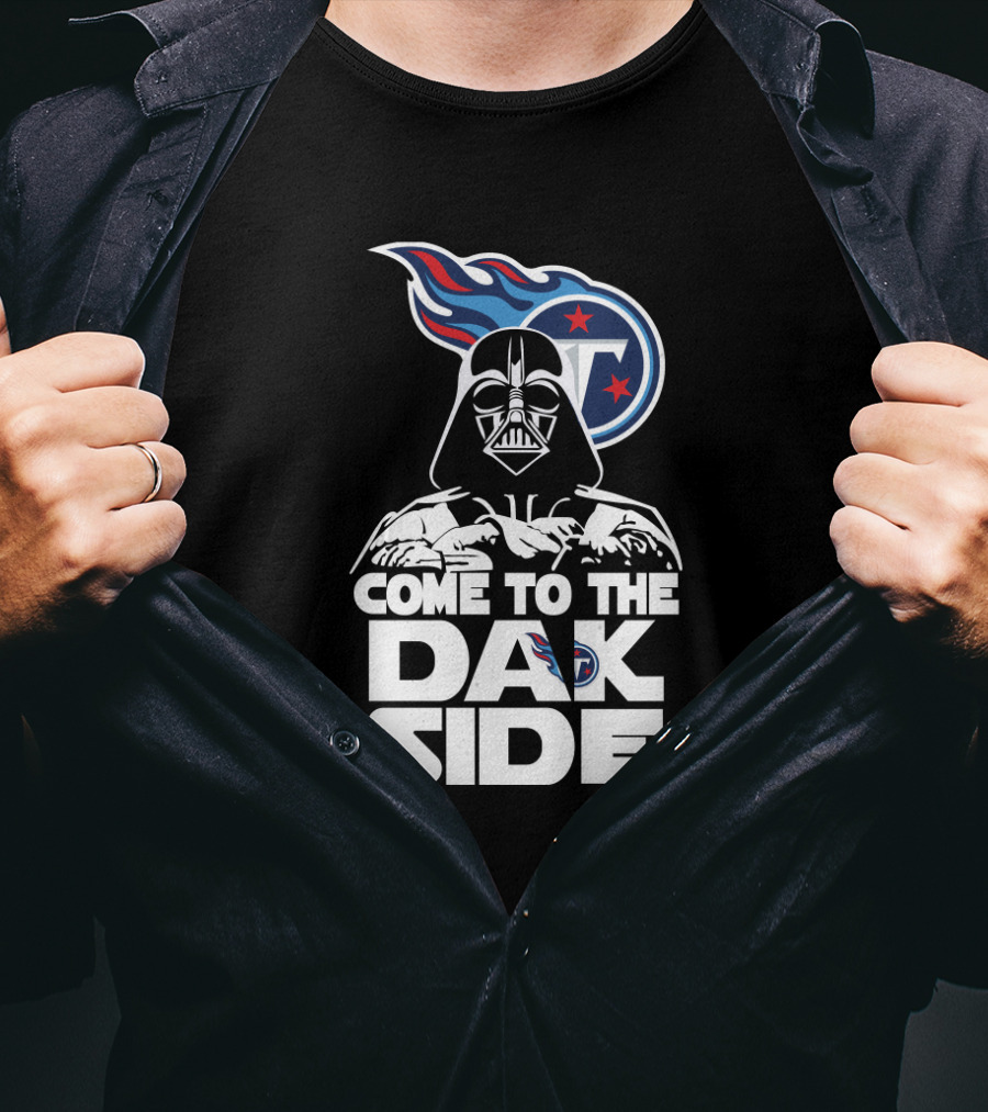 Darth Vader Tennessee Titans Come To The Dak Side T-Shirt