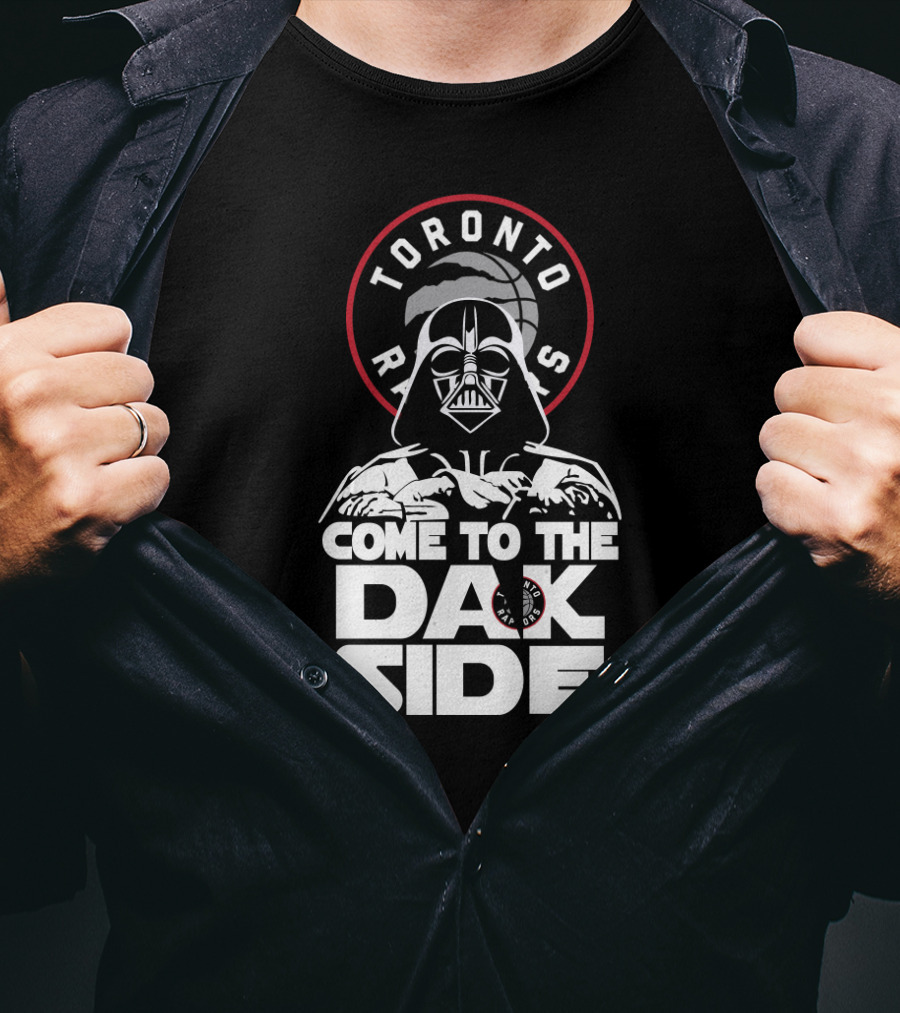 Darth Vader Toronto Raptors Come To The Dark Side T-Shirt