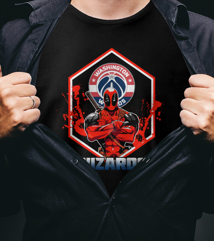 Deadpool Washington Wizards Crossover Fan T-Shirt