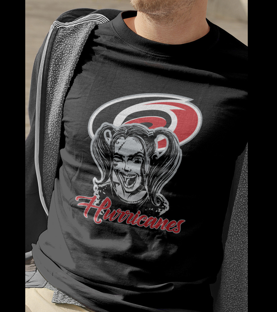 Harley Quinn Hurricanes Carolina Hurricanes Fan T-Shirt