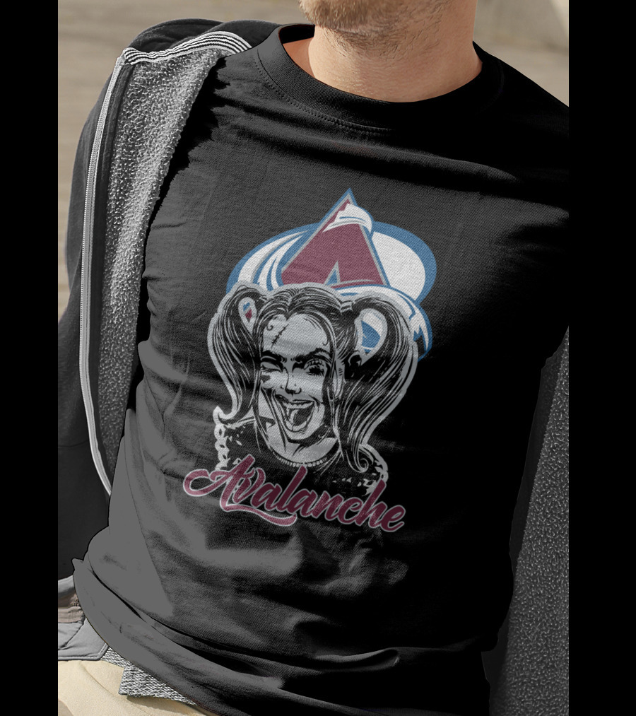 Avalanche Harley Quinn Colorado Fans T-Shirt