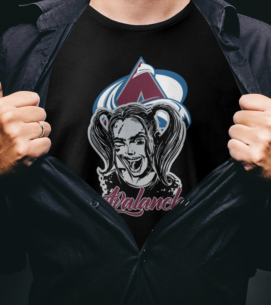 Avalanche Harley Quinn Colorado Fans T-Shirt